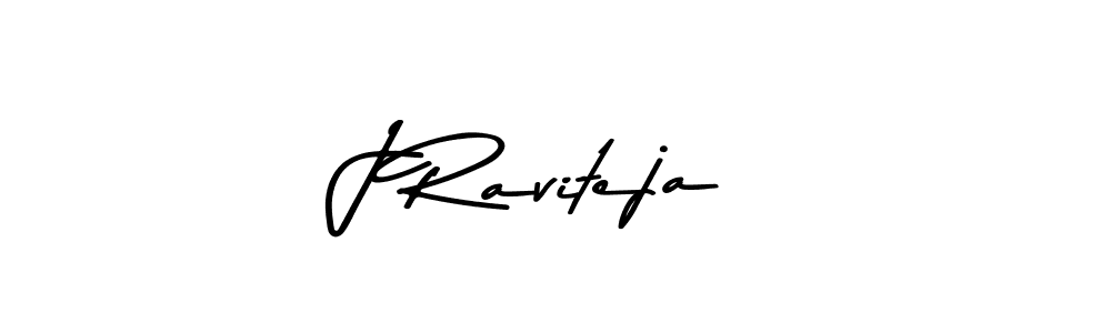 Make a beautiful signature design for name J Raviteja. With this signature (Asem Kandis PERSONAL USE) style, you can create a handwritten signature for free. J Raviteja signature style 9 images and pictures png