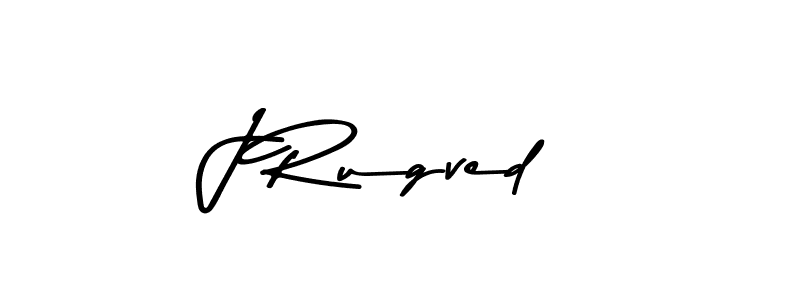 if you are searching for the best signature style for your name J Rugved. so please give up your signature search. here we have designed multiple signature styles  using Asem Kandis PERSONAL USE. J Rugved signature style 9 images and pictures png