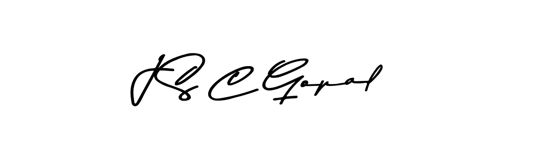 J S C Gopal stylish signature style. Best Handwritten Sign (Asem Kandis PERSONAL USE) for my name. Handwritten Signature Collection Ideas for my name J S C Gopal. J S C Gopal signature style 9 images and pictures png