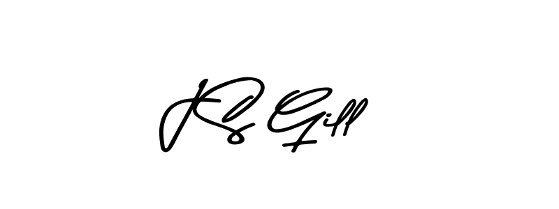 Design your own signature with our free online signature maker. With this signature software, you can create a handwritten (Asem Kandis PERSONAL USE) signature for name J S Gill. J S Gill signature style 9 images and pictures png