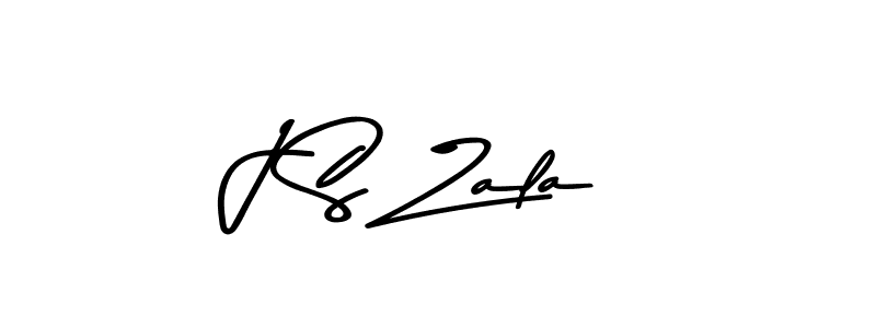 J S Zala stylish signature style. Best Handwritten Sign (Asem Kandis PERSONAL USE) for my name. Handwritten Signature Collection Ideas for my name J S Zala. J S Zala signature style 9 images and pictures png