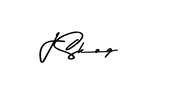 How to make J Skog signature? Asem Kandis PERSONAL USE is a professional autograph style. Create handwritten signature for J Skog name. J Skog signature style 9 images and pictures png