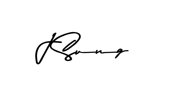 Make a beautiful signature design for name J Sung. With this signature (Asem Kandis PERSONAL USE) style, you can create a handwritten signature for free. J Sung signature style 9 images and pictures png