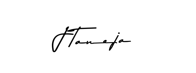 Design your own signature with our free online signature maker. With this signature software, you can create a handwritten (Asem Kandis PERSONAL USE) signature for name J Taneja. J Taneja signature style 9 images and pictures png