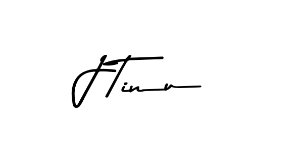 J Tinu stylish signature style. Best Handwritten Sign (Asem Kandis PERSONAL USE) for my name. Handwritten Signature Collection Ideas for my name J Tinu. J Tinu signature style 9 images and pictures png