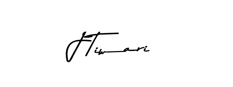 Design your own signature with our free online signature maker. With this signature software, you can create a handwritten (Asem Kandis PERSONAL USE) signature for name J Tiwari. J Tiwari signature style 9 images and pictures png