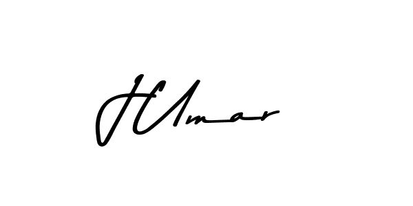 Create a beautiful signature design for name J Umar. With this signature (Asem Kandis PERSONAL USE) fonts, you can make a handwritten signature for free. J Umar signature style 9 images and pictures png