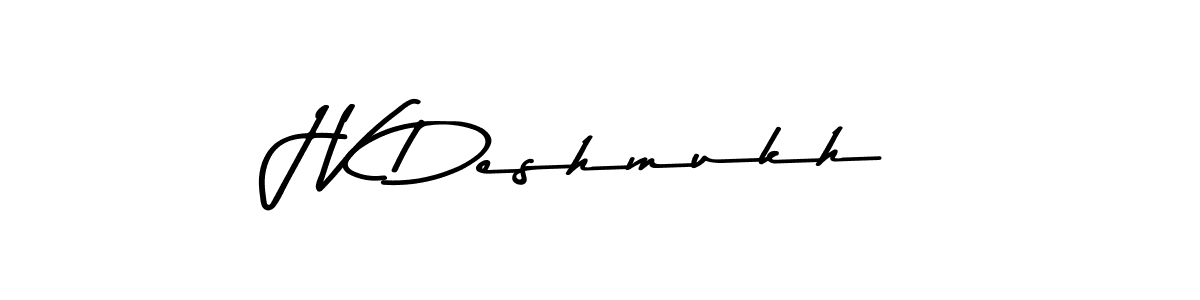 Also we have J V Deshmukh name is the best signature style. Create professional handwritten signature collection using Asem Kandis PERSONAL USE autograph style. J V Deshmukh signature style 9 images and pictures png