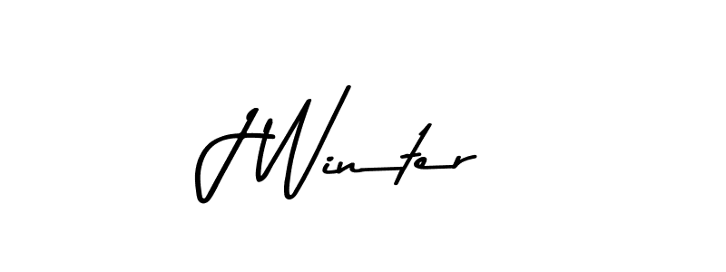 Make a beautiful signature design for name J Winter. With this signature (Asem Kandis PERSONAL USE) style, you can create a handwritten signature for free. J Winter signature style 9 images and pictures png