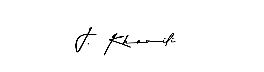 How to make J.  Khouili signature? Asem Kandis PERSONAL USE is a professional autograph style. Create handwritten signature for J.  Khouili name. J.  Khouili signature style 9 images and pictures png