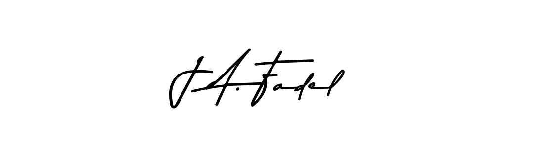 How to make J. A. Fadel signature? Asem Kandis PERSONAL USE is a professional autograph style. Create handwritten signature for J. A. Fadel name. J. A. Fadel signature style 9 images and pictures png