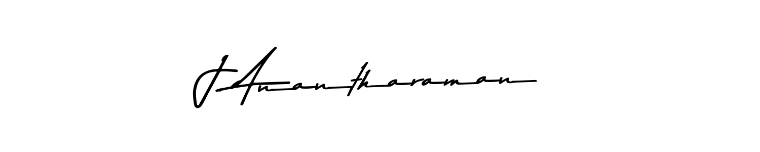 Design your own signature with our free online signature maker. With this signature software, you can create a handwritten (Asem Kandis PERSONAL USE) signature for name J. Anantharaman. J. Anantharaman signature style 9 images and pictures png