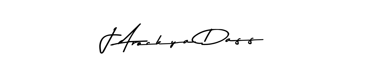 The best way (Asem Kandis PERSONAL USE) to make a short signature is to pick only two or three words in your name. The name J. Arockya Dass include a total of six letters. For converting this name. J. Arockya Dass signature style 9 images and pictures png