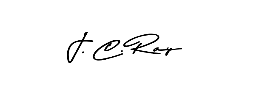 Create a beautiful signature design for name J. C. Ray. With this signature (Asem Kandis PERSONAL USE) fonts, you can make a handwritten signature for free. J. C. Ray signature style 9 images and pictures png