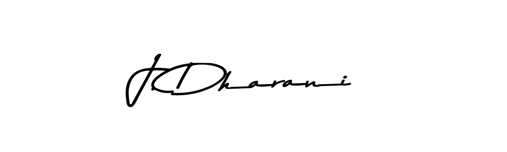 Create a beautiful signature design for name J. Dharani. With this signature (Asem Kandis PERSONAL USE) fonts, you can make a handwritten signature for free. J. Dharani signature style 9 images and pictures png