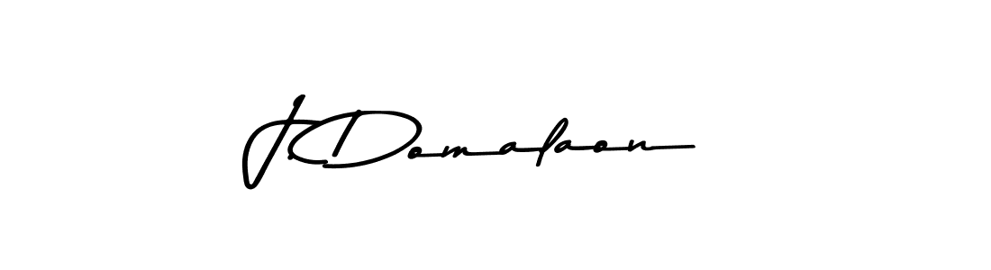 How to make J. Domalaon signature? Asem Kandis PERSONAL USE is a professional autograph style. Create handwritten signature for J. Domalaon name. J. Domalaon signature style 9 images and pictures png