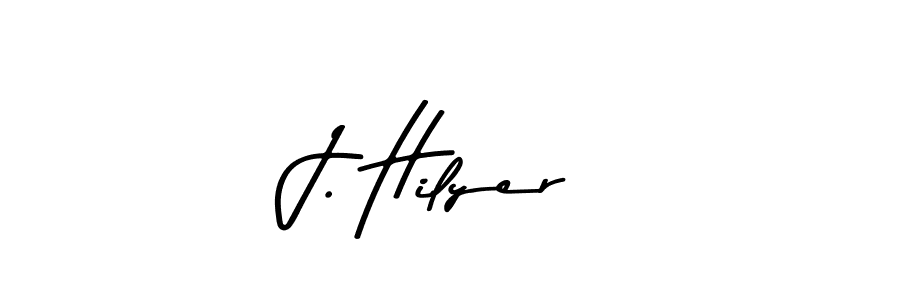 This is the best signature style for the J. Hilyer name. Also you like these signature font (Asem Kandis PERSONAL USE). Mix name signature. J. Hilyer signature style 9 images and pictures png