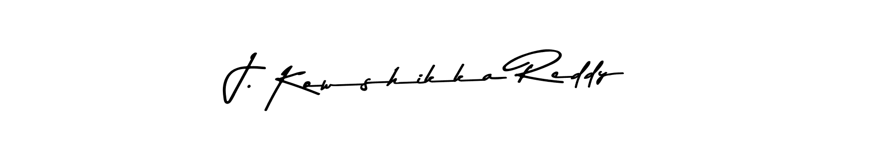 Also we have J. Kowshikka Reddy name is the best signature style. Create professional handwritten signature collection using Asem Kandis PERSONAL USE autograph style. J. Kowshikka Reddy signature style 9 images and pictures png