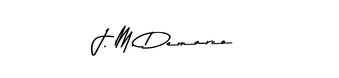 Design your own signature with our free online signature maker. With this signature software, you can create a handwritten (Asem Kandis PERSONAL USE) signature for name J. M. Demarco. J. M. Demarco signature style 9 images and pictures png