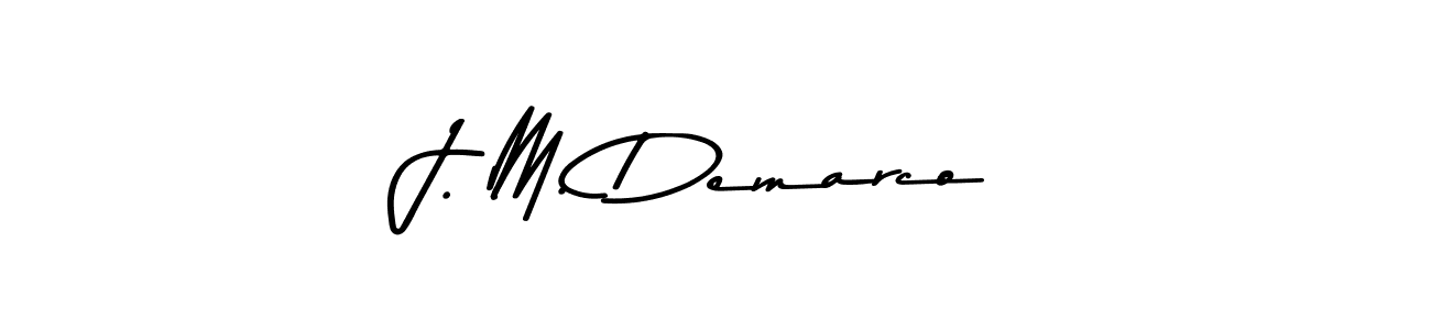 Design your own signature with our free online signature maker. With this signature software, you can create a handwritten (Asem Kandis PERSONAL USE) signature for name J. M. Demarco. J. M. Demarco signature style 9 images and pictures png