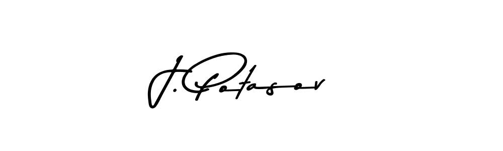 Use a signature maker to create a handwritten signature online. With this signature software, you can design (Asem Kandis PERSONAL USE) your own signature for name J. Potasov. J. Potasov signature style 9 images and pictures png