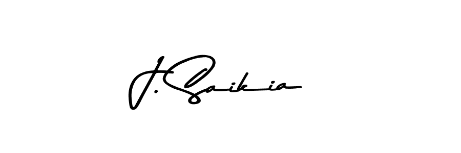 J. Saikia stylish signature style. Best Handwritten Sign (Asem Kandis PERSONAL USE) for my name. Handwritten Signature Collection Ideas for my name J. Saikia. J. Saikia signature style 9 images and pictures png