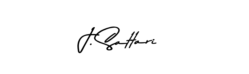 The best way (Asem Kandis PERSONAL USE) to make a short signature is to pick only two or three words in your name. The name J. Sattari include a total of six letters. For converting this name. J. Sattari signature style 9 images and pictures png