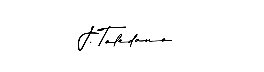 The best way (Asem Kandis PERSONAL USE) to make a short signature is to pick only two or three words in your name. The name J. Toledano include a total of six letters. For converting this name. J. Toledano signature style 9 images and pictures png