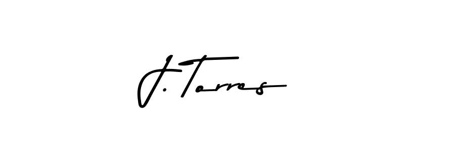 Make a beautiful signature design for name J. Torres. With this signature (Asem Kandis PERSONAL USE) style, you can create a handwritten signature for free. J. Torres signature style 9 images and pictures png