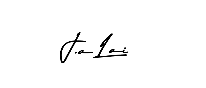 How to make J.a Lai signature? Asem Kandis PERSONAL USE is a professional autograph style. Create handwritten signature for J.a Lai name. J.a Lai signature style 9 images and pictures png