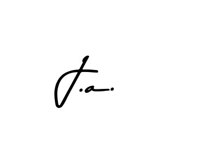 You should practise on your own different ways (Asem Kandis PERSONAL USE) to write your name (J.a.) in signature. don't let someone else do it for you. J.a. signature style 9 images and pictures png