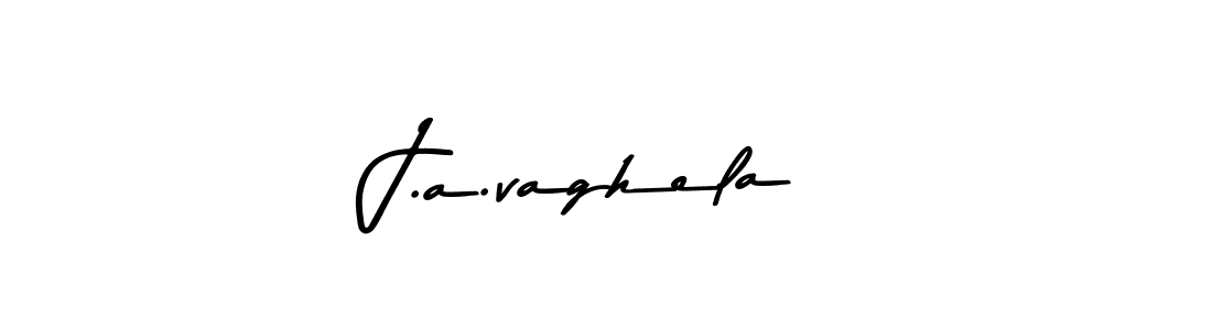 How to make J.a.vaghela signature? Asem Kandis PERSONAL USE is a professional autograph style. Create handwritten signature for J.a.vaghela name. J.a.vaghela signature style 9 images and pictures png