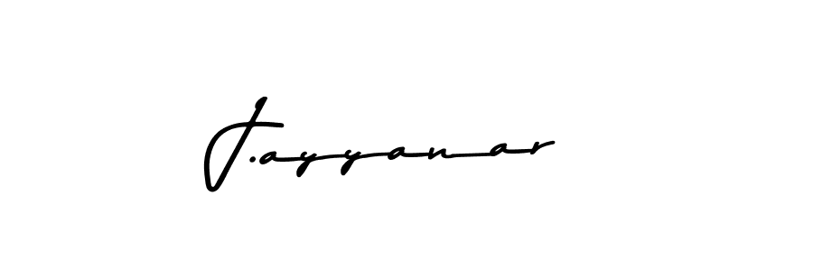 Design your own signature with our free online signature maker. With this signature software, you can create a handwritten (Asem Kandis PERSONAL USE) signature for name J.ayyanar. J.ayyanar signature style 9 images and pictures png