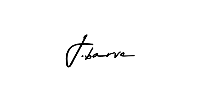 How to make J.barve signature? Asem Kandis PERSONAL USE is a professional autograph style. Create handwritten signature for J.barve name. J.barve signature style 9 images and pictures png