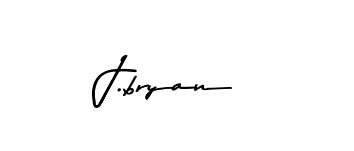 How to make J.bryan name signature. Use Asem Kandis PERSONAL USE style for creating short signs online. This is the latest handwritten sign. J.bryan signature style 9 images and pictures png