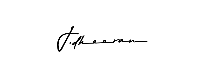 Design your own signature with our free online signature maker. With this signature software, you can create a handwritten (Asem Kandis PERSONAL USE) signature for name J.dheeran. J.dheeran signature style 9 images and pictures png