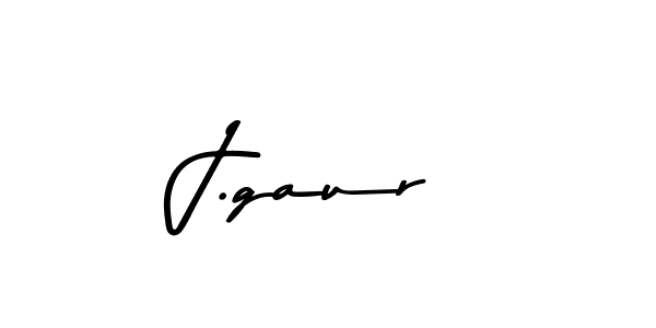 Design your own signature with our free online signature maker. With this signature software, you can create a handwritten (Asem Kandis PERSONAL USE) signature for name J.gaur. J.gaur signature style 9 images and pictures png