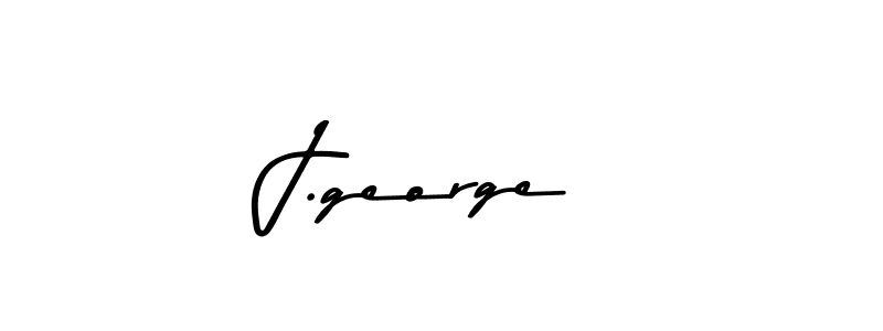 The best way (Asem Kandis PERSONAL USE) to make a short signature is to pick only two or three words in your name. The name J.george include a total of six letters. For converting this name. J.george signature style 9 images and pictures png