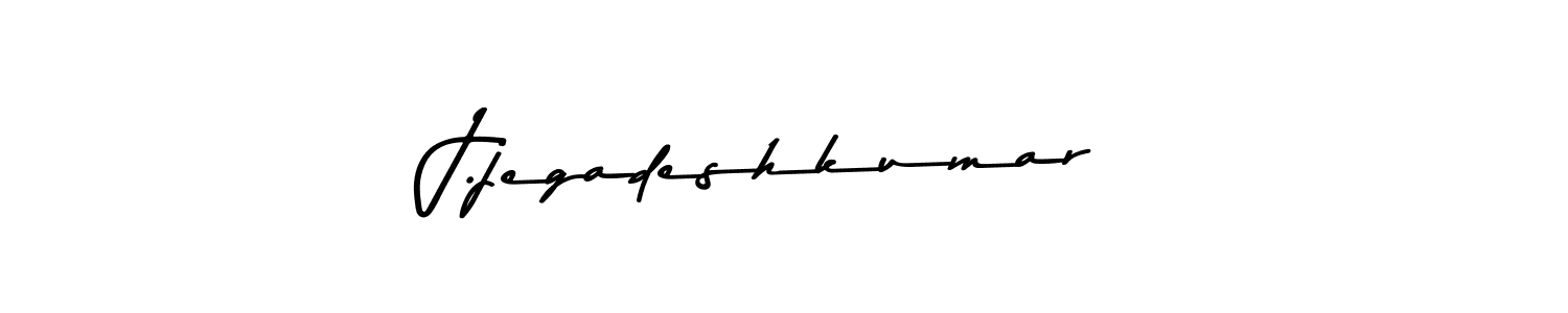 Make a beautiful signature design for name J.jegadeshkumar. With this signature (Asem Kandis PERSONAL USE) style, you can create a handwritten signature for free. J.jegadeshkumar signature style 9 images and pictures png