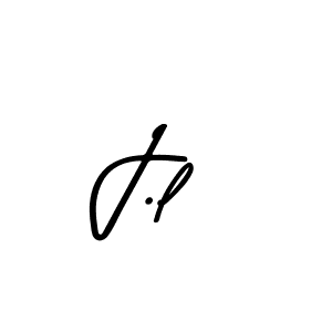 Make a beautiful signature design for name J.l. With this signature (Asem Kandis PERSONAL USE) style, you can create a handwritten signature for free. J.l signature style 9 images and pictures png