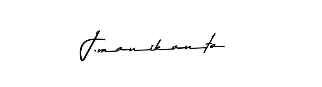 Design your own signature with our free online signature maker. With this signature software, you can create a handwritten (Asem Kandis PERSONAL USE) signature for name J.manikanta. J.manikanta signature style 9 images and pictures png