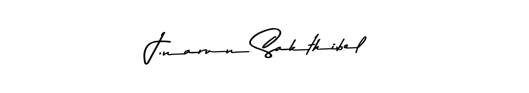 How to Draw J.narun Sakthibel signature style? Asem Kandis PERSONAL USE is a latest design signature styles for name J.narun Sakthibel. J.narun Sakthibel signature style 9 images and pictures png