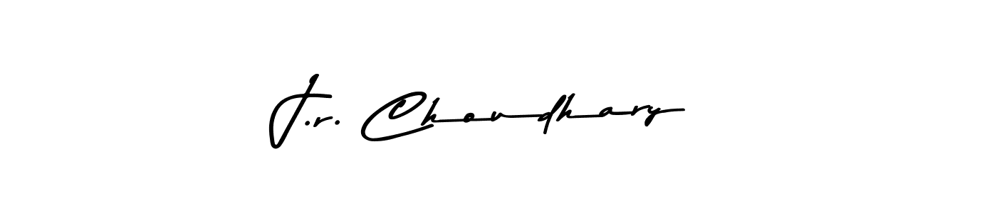 J.r. Choudhary stylish signature style. Best Handwritten Sign (Asem Kandis PERSONAL USE) for my name. Handwritten Signature Collection Ideas for my name J.r. Choudhary. J.r. Choudhary signature style 9 images and pictures png