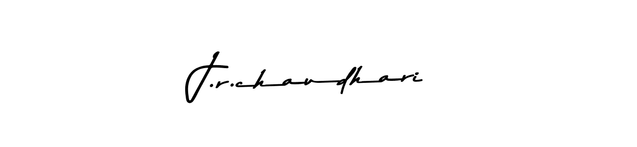 Use a signature maker to create a handwritten signature online. With this signature software, you can design (Asem Kandis PERSONAL USE) your own signature for name J.r.chaudhari. J.r.chaudhari signature style 9 images and pictures png