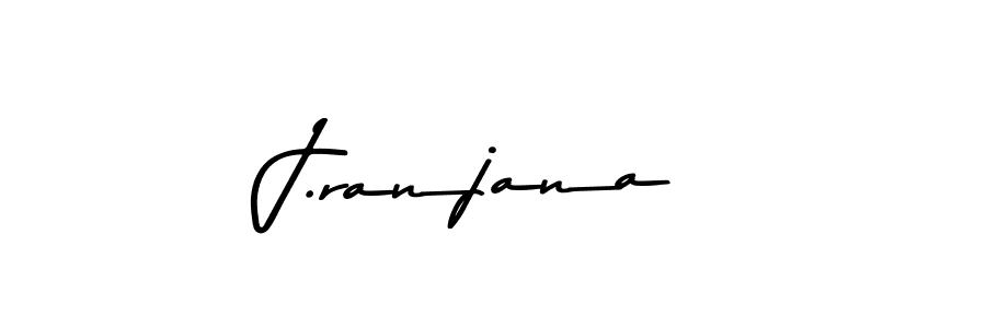 Design your own signature with our free online signature maker. With this signature software, you can create a handwritten (Asem Kandis PERSONAL USE) signature for name J.ranjana. J.ranjana signature style 9 images and pictures png