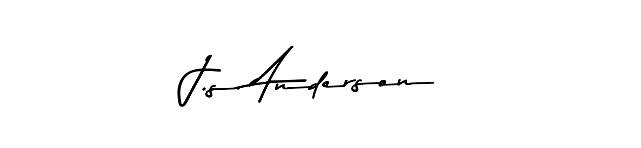 Design your own signature with our free online signature maker. With this signature software, you can create a handwritten (Asem Kandis PERSONAL USE) signature for name J.s. Anderson. J.s. Anderson signature style 9 images and pictures png