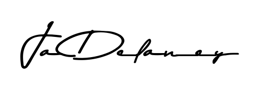 You should practise on your own different ways (Asem Kandis PERSONAL USE) to write your name (Ja Delaney) in signature. Don't let someone else do it for you. Ja Delaney signature style 9 images and pictures png
