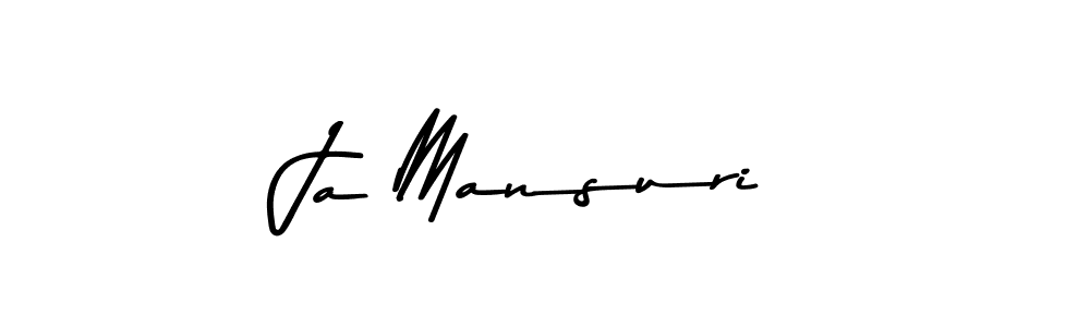 You should practise on your own different ways (Asem Kandis PERSONAL USE) to write your name (Ja Mansuri) in signature. don't let someone else do it for you. Ja Mansuri signature style 9 images and pictures png