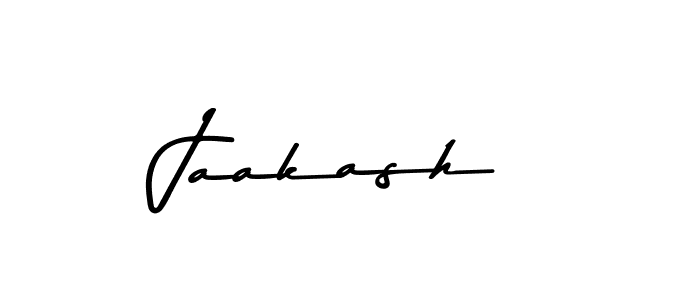 Make a beautiful signature design for name Jaakash. With this signature (Asem Kandis PERSONAL USE) style, you can create a handwritten signature for free. Jaakash signature style 9 images and pictures png