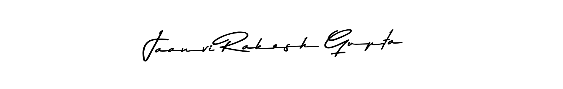 How to make Jaanvi Rakesh Gupta name signature. Use Asem Kandis PERSONAL USE style for creating short signs online. This is the latest handwritten sign. Jaanvi Rakesh Gupta signature style 9 images and pictures png